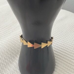 Elegant Gold Triangle Bracelet